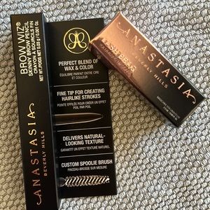Bundle Anastasia Beverly Hills Brow Wiz Pencil & Lash Brag Mascara Samples
